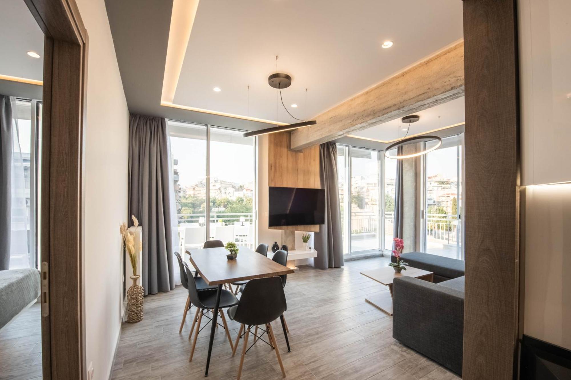 Skia Luxury Living Above The Walls Салоники Экстерьер фото